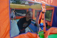 bouncy castle boy